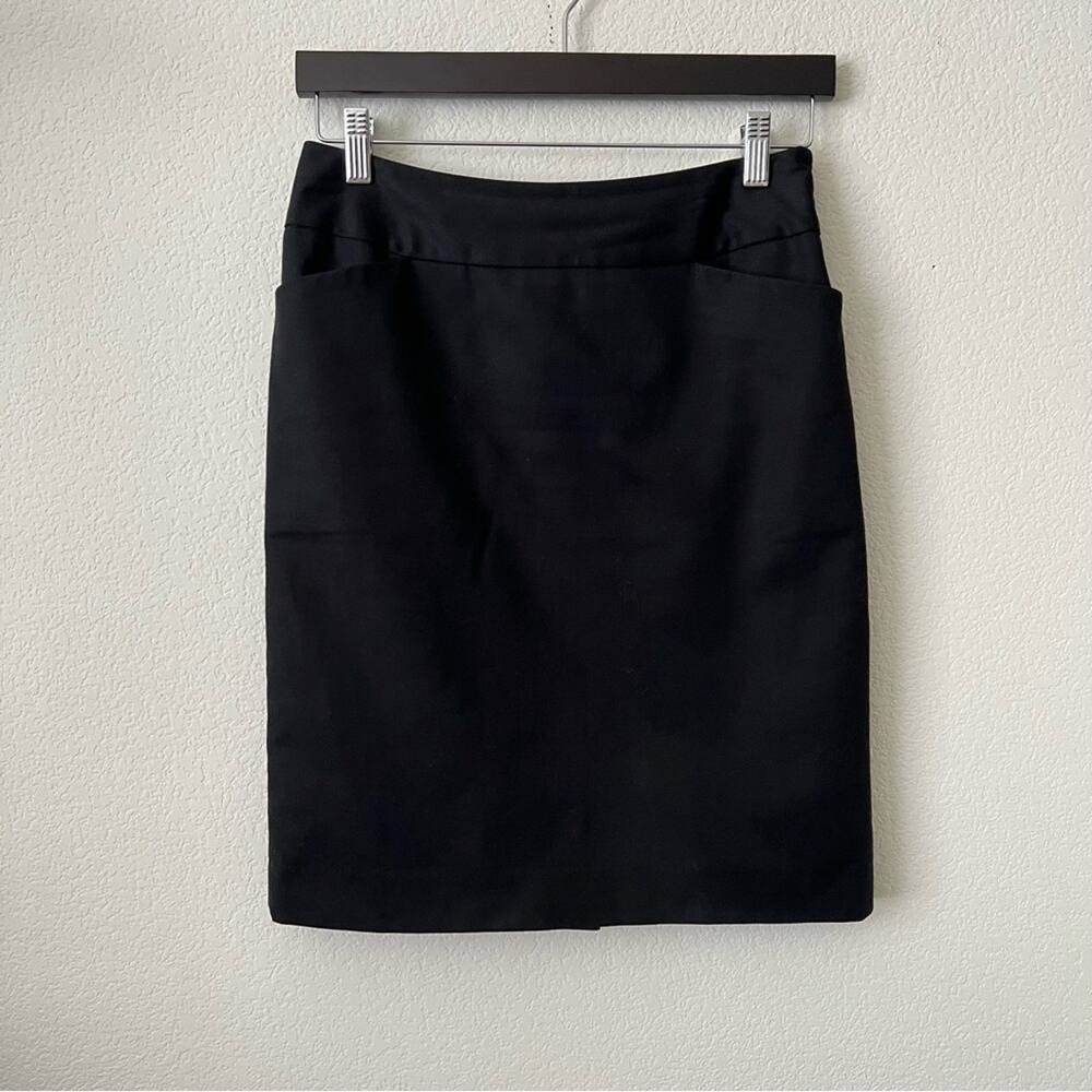 Susina black pencil skirt pockets work suiting